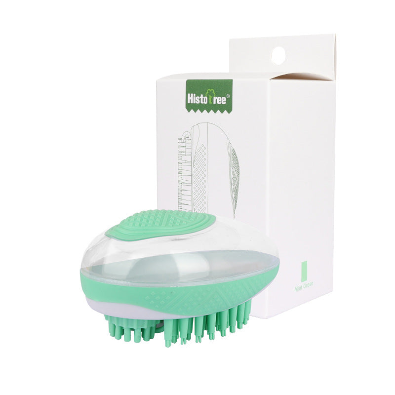 Pet bath brush 2-in-1