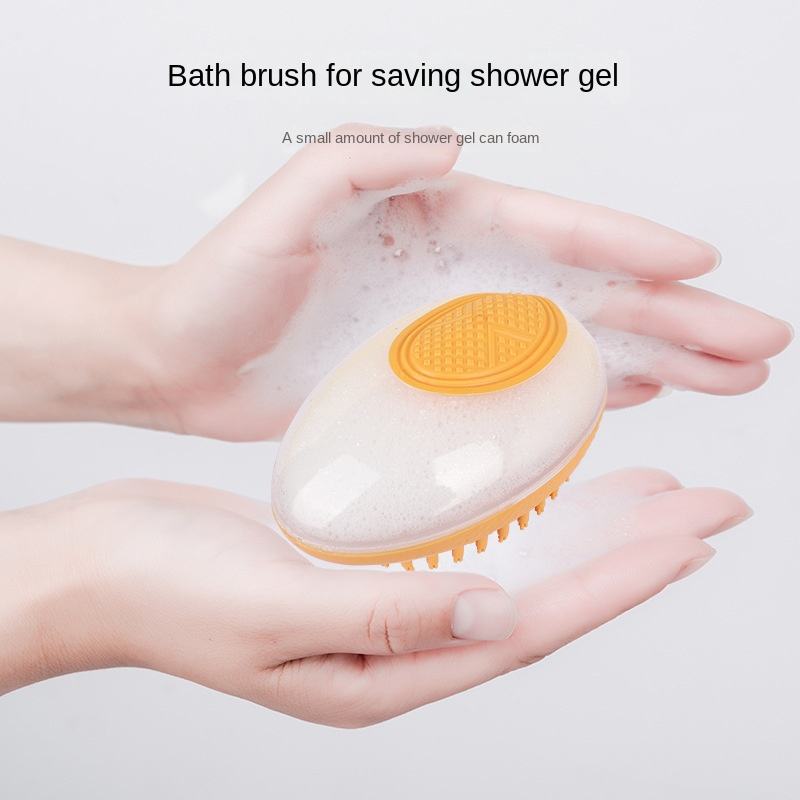 Pet bath brush 2-in-1