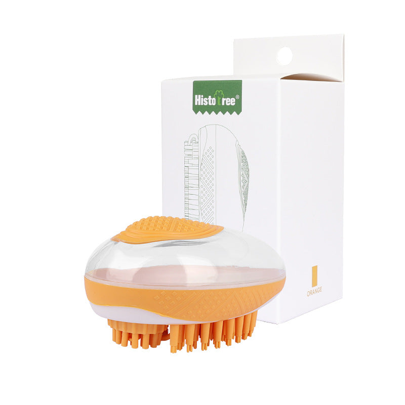 Pet bath brush 2-in-1