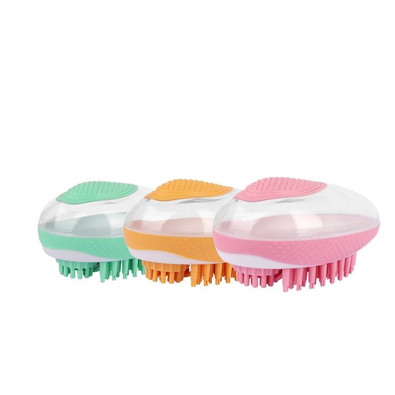 Pet bath brush 2-in-1